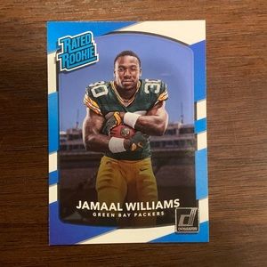 Jamaal Williams 2017 Donruss Rated Rookie Card #317